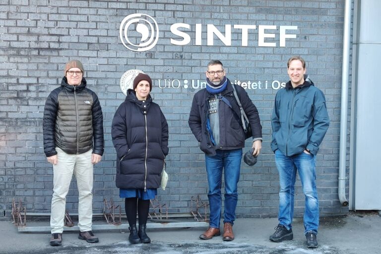 Techniczne spotkanie w Sintef MiNaLab