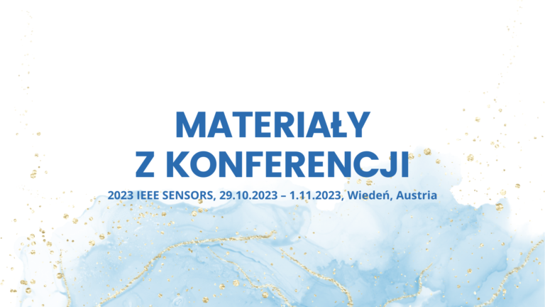 Publikacja w materiałach pokonferencyjnych 2023 IEEE SENSORS