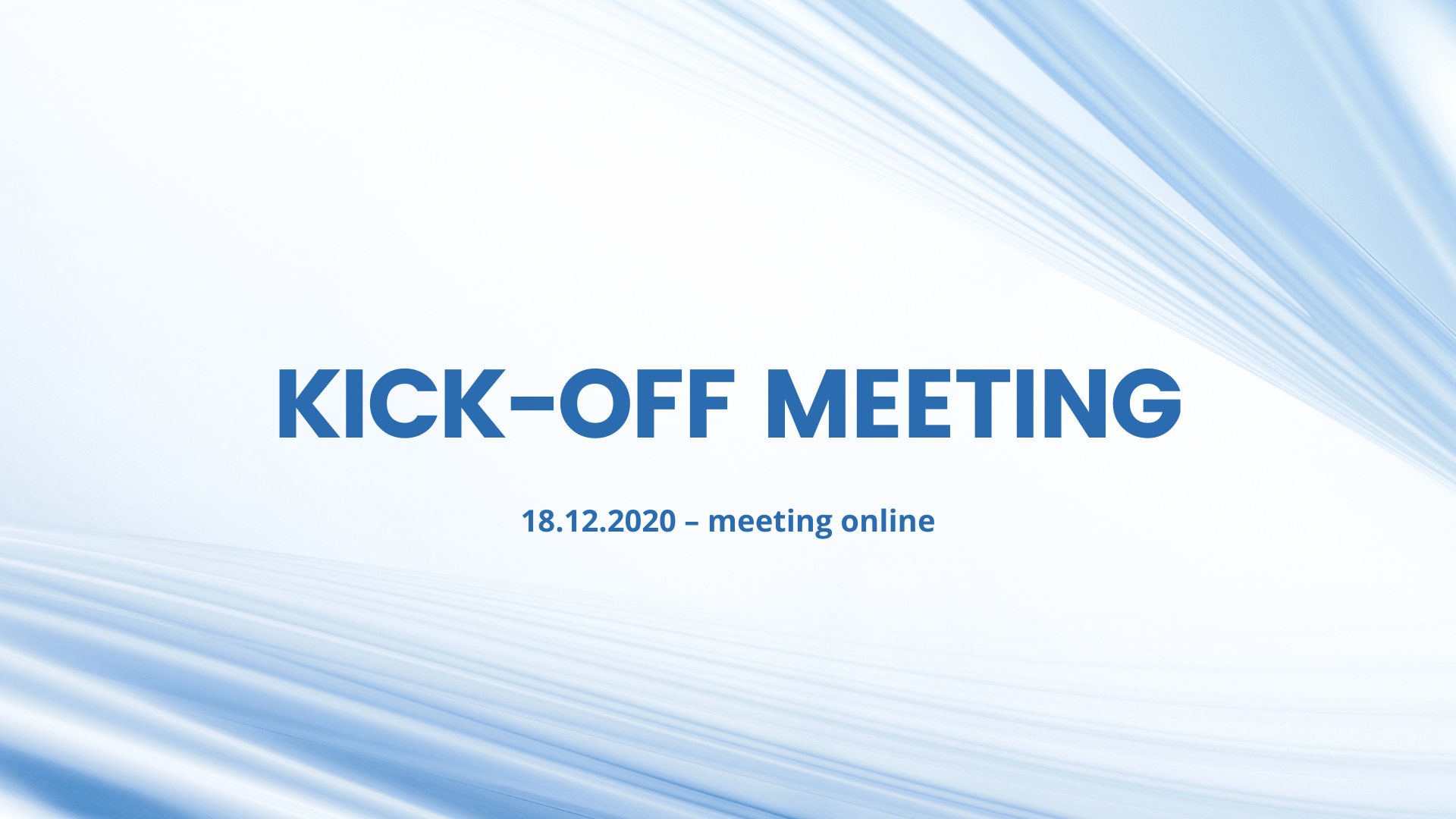 cover kick-off meeting